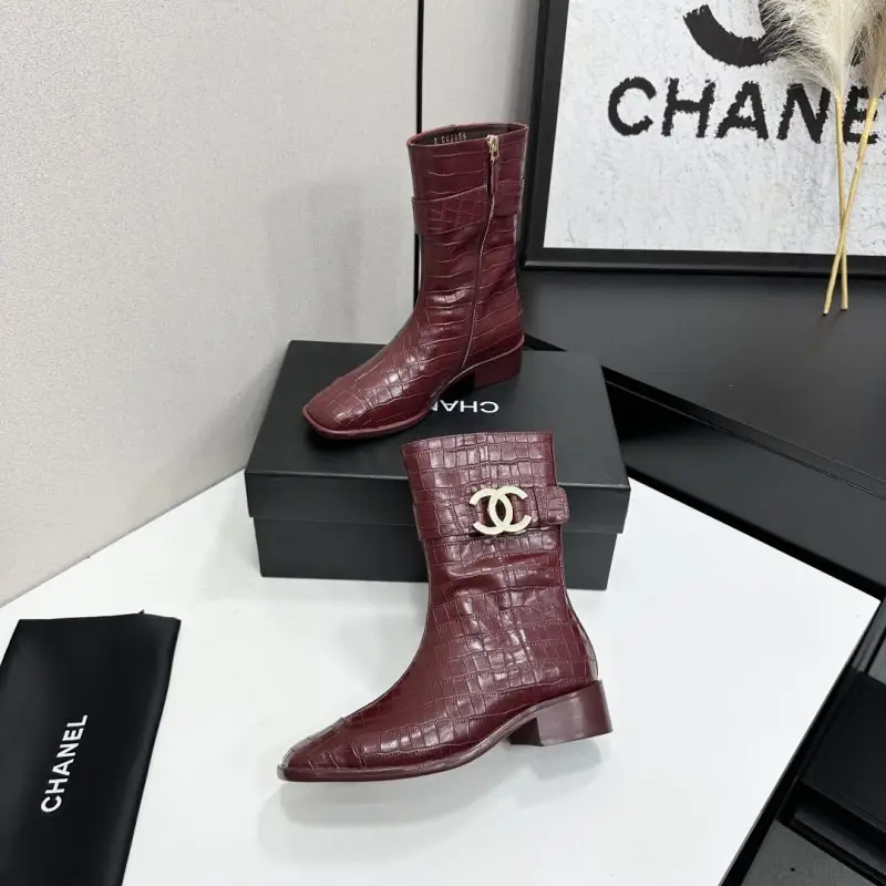 Chanel Черевики шкіряні жіночі — Фото 4