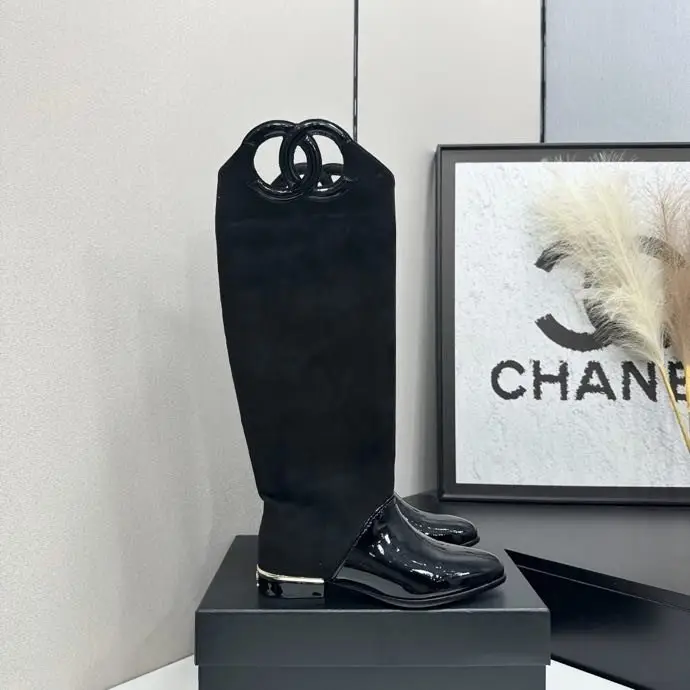Chanel Сапоги кожаные женские — Фото 5