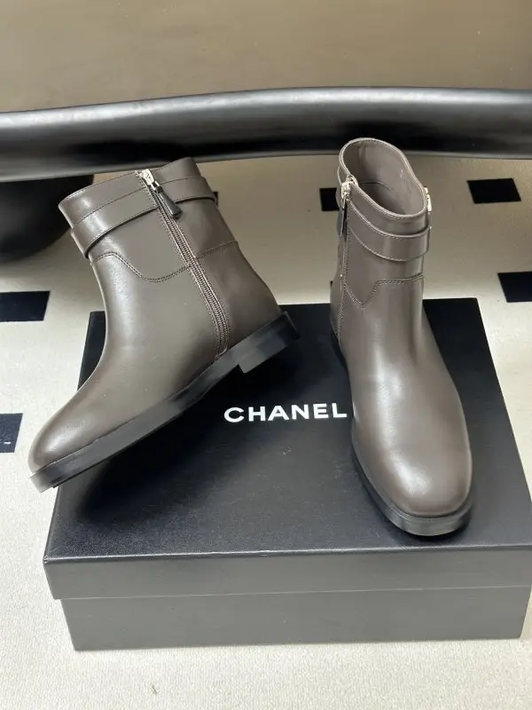 Chanel Черевики шкіряні жіночі — Фото 5