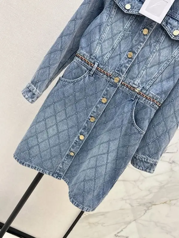 Chanel Платье джинсовое — Фото 3