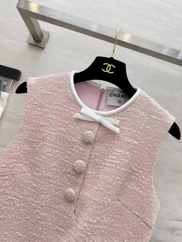 Chanel Плаття, Сукня без рукавів з твіду — Фото 3