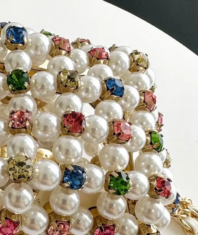 Chanel Evening a bag CHANEL Metal Pearl Minaudiere Mini — Photo 5