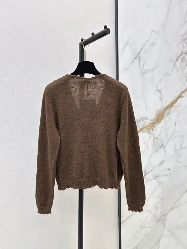 Chanel Knitted cardigan from V-neck Neck — Photo 3