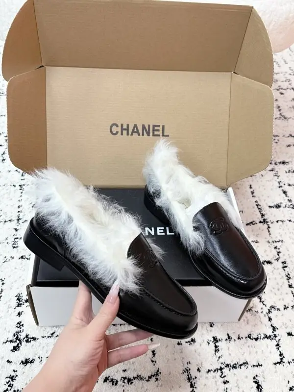 Chanel Лоферы CHANEL COCO NEIGE на меху — Фото 5
