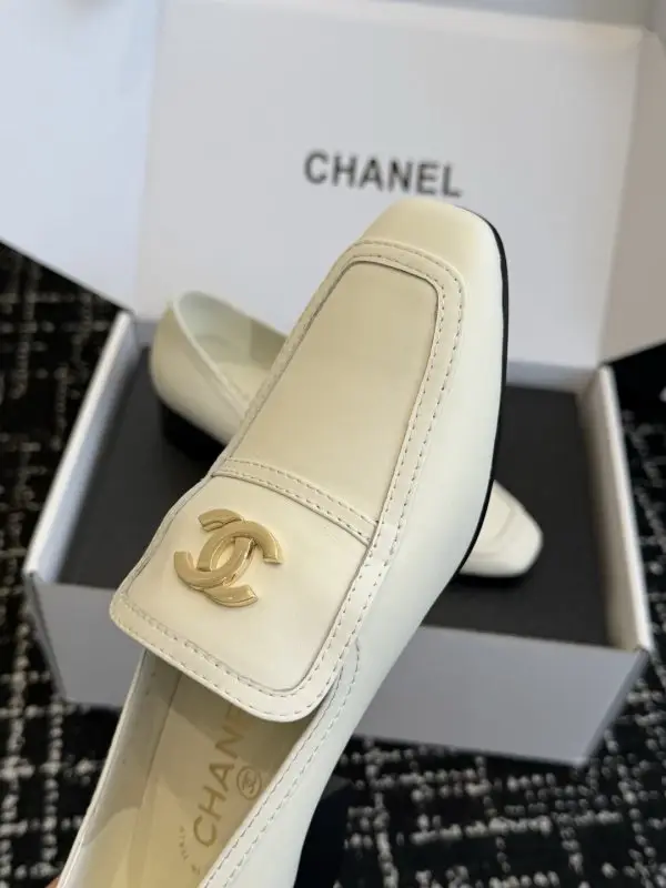 Chanel Лоферы с квадратным носком — Фото 4