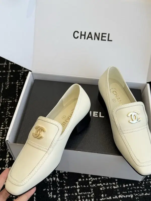 Chanel Лоферы с квадратным носком — Фото 5