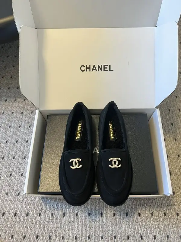 Chanel — Лоферы на меху женские