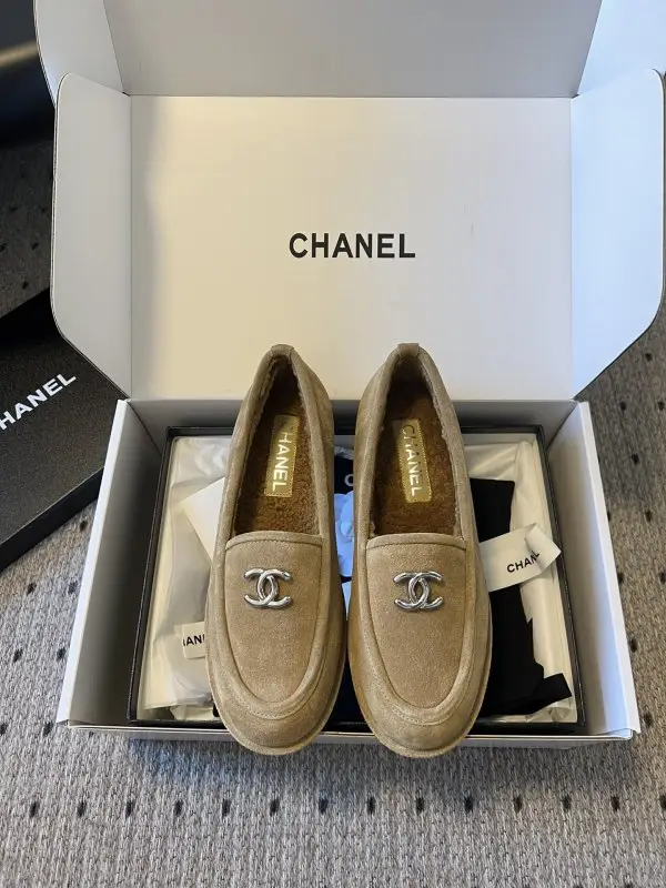 Chanel — Лоферы на меху женские