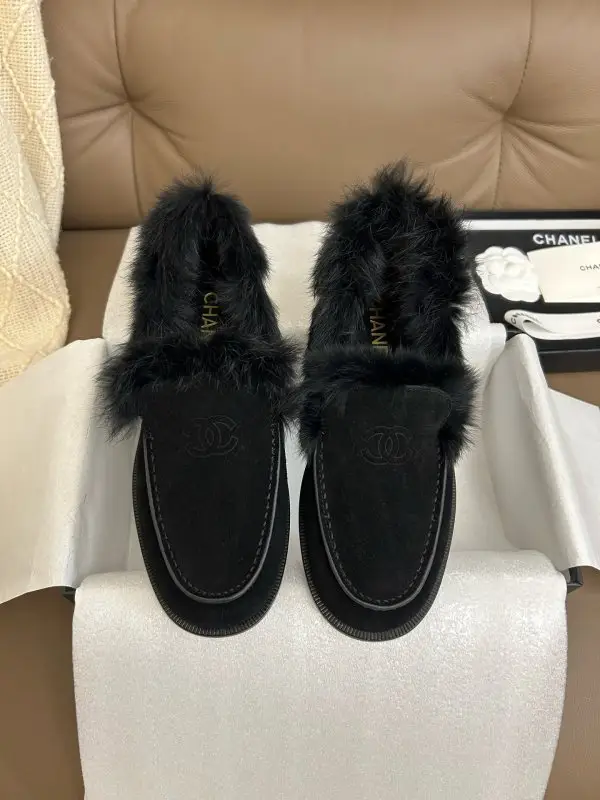 Chanel — Лоферы на меху женские