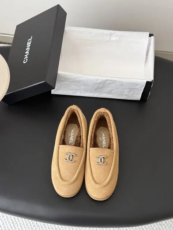 Chanel — Лоферы на меху женские