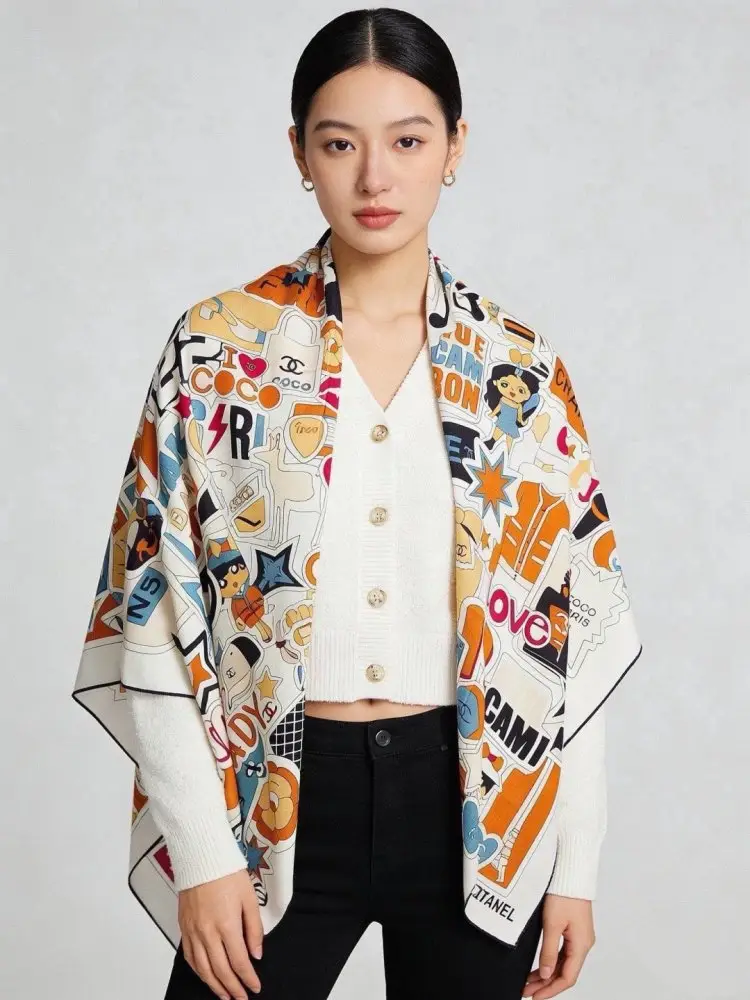 Chanel Scarf of cashmere — Photo 2