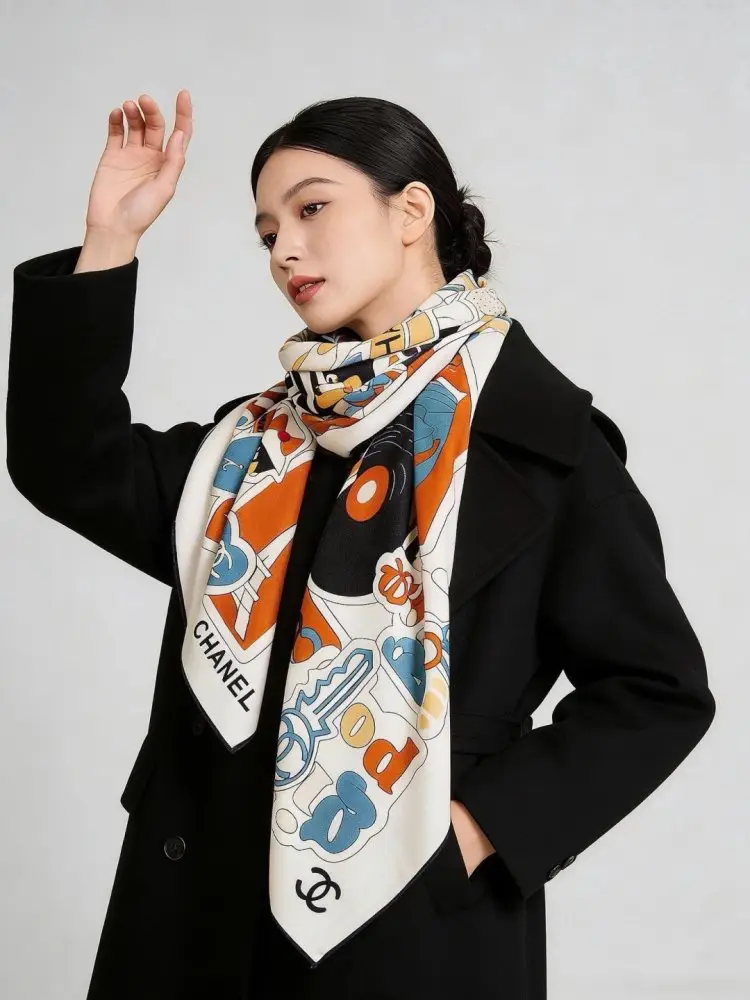Chanel Scarf of cashmere — Photo 3