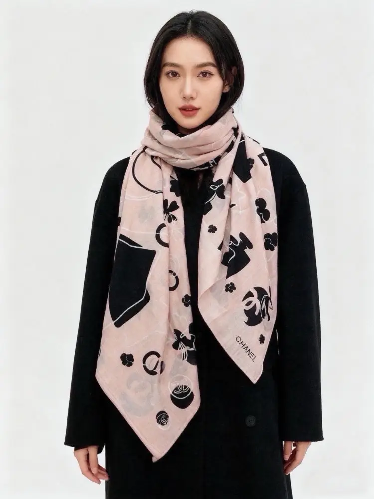 Chanel Шарф из кашемира — Фото 3