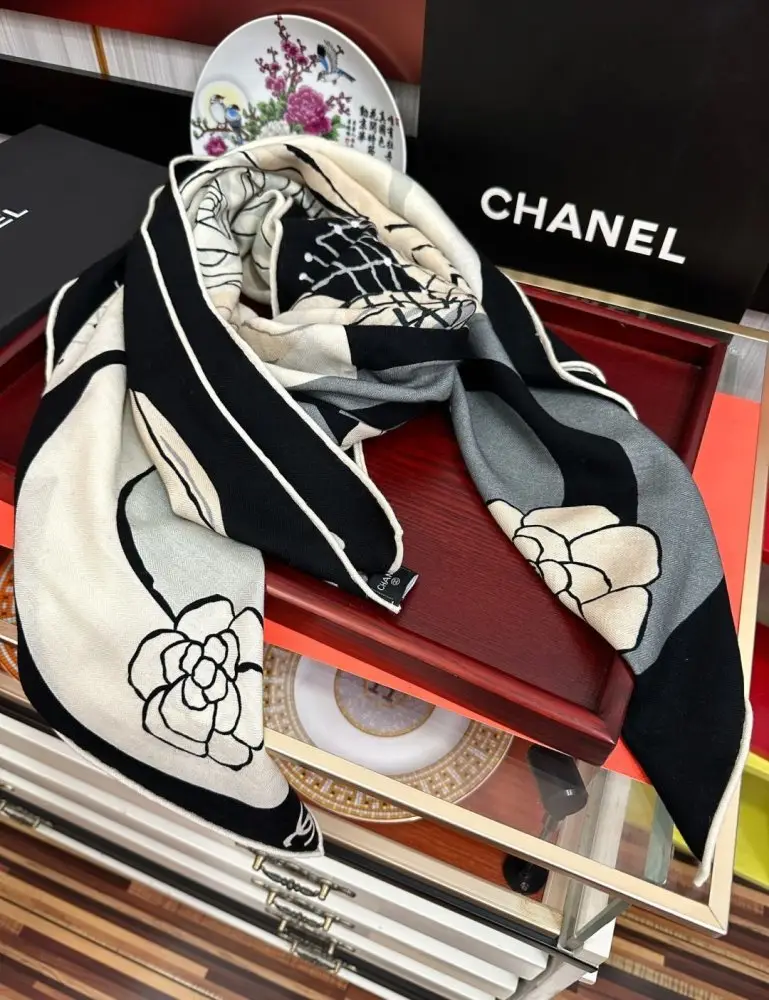 Chanel Шарф из кашемира — Фото 4