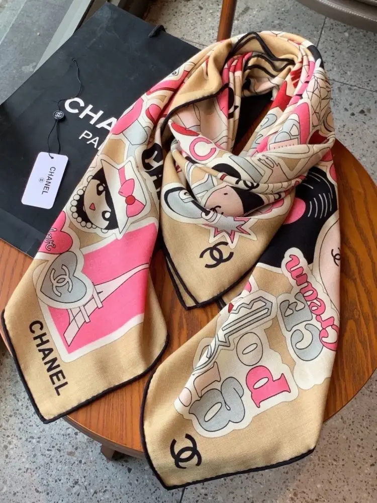 Chanel Шарф из кашемира — Фото 4