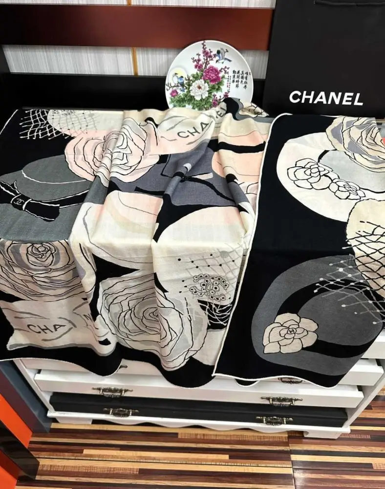 Chanel Шарф из кашемира — Фото 5
