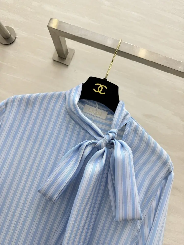 Chanel Рубашка шелковая женская — Фото 2