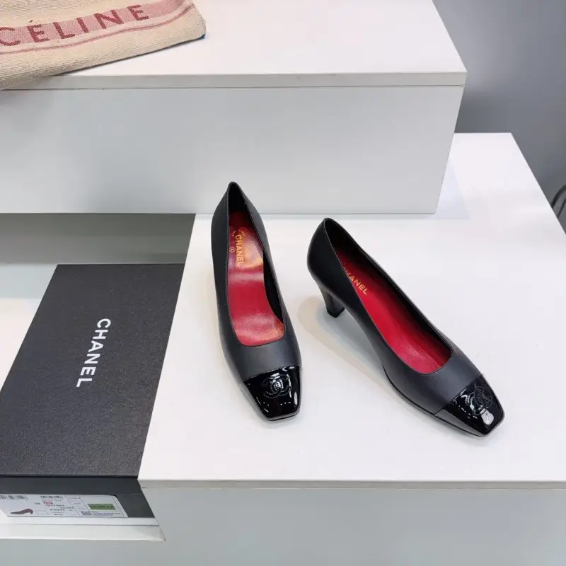 Chanel Туфли лодочки с квадратным носком — Фото 3