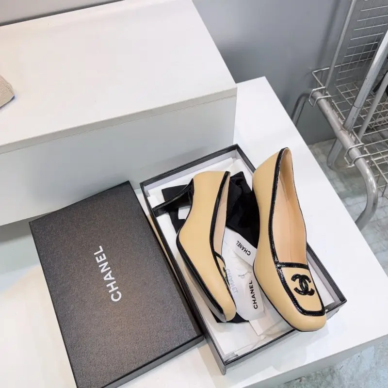 Chanel Туфли лодочки с квадратным носком — Фото 4