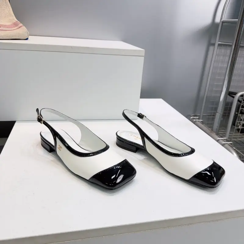 Chanel — Туфлі слингбэки з квадратним носком