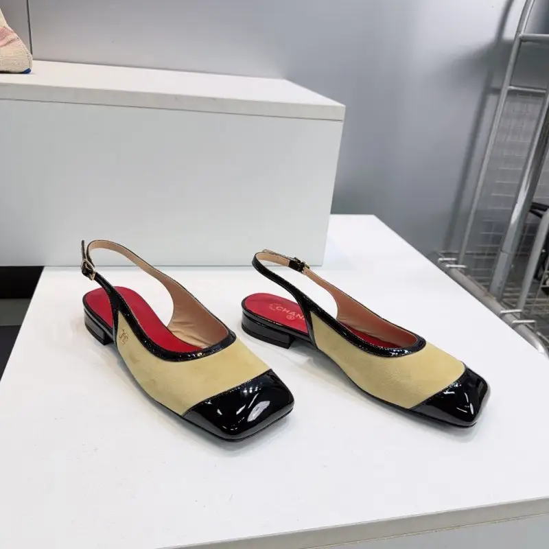 Chanel — Туфлі слингбэки з квадратним носком
