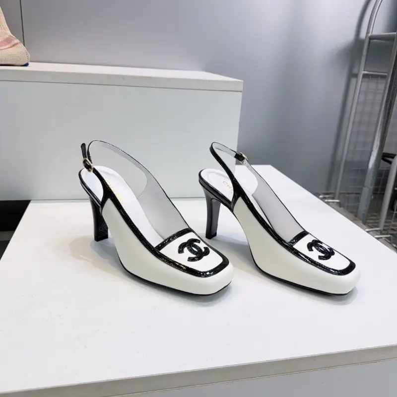 Chanel — Туфлі слингбэки з квадратним носком