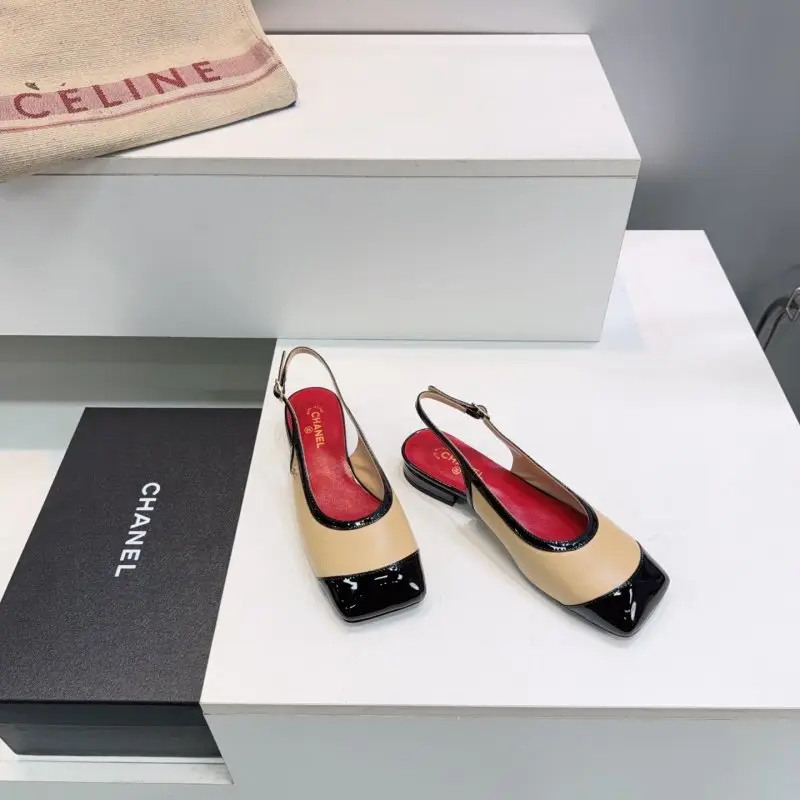 Chanel Туфлі слингбэки з квадратним носком — Фото 3