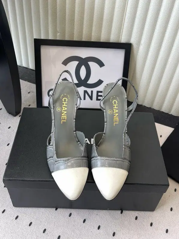Chanel — Туфлі слингбэки на високому підборах