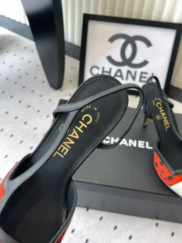 Chanel Shoes слингбэки on high heel — Photo 3