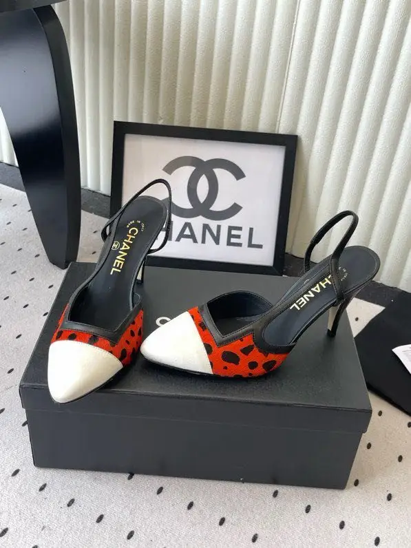 Chanel Shoes слингбэки on high heel — Photo 4