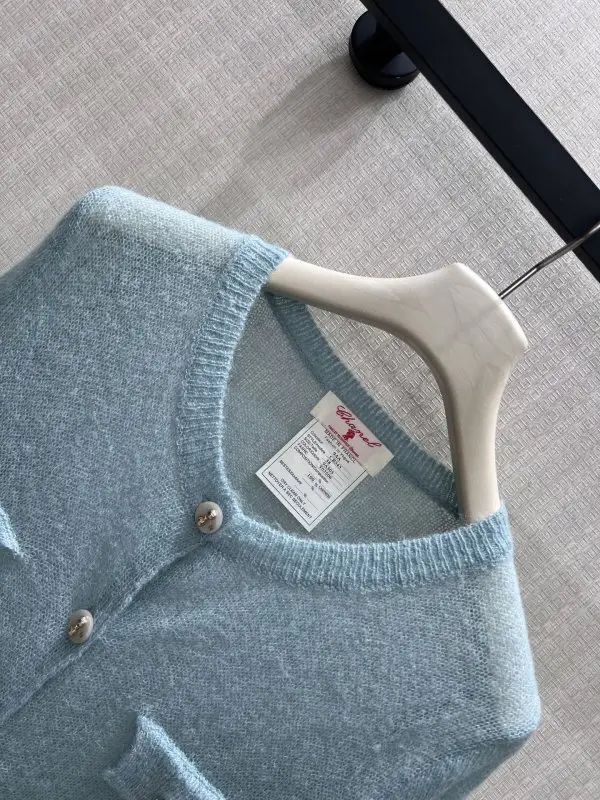 Chanel Короткий кардиган из мохера — Фото 3