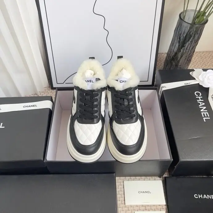 Chanel — Кросівки Chanel Panda на хутрі зимові