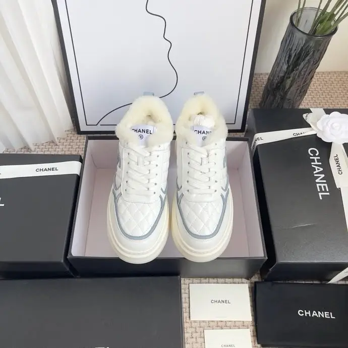 Chanel — Кросівки Chanel Panda на хутрі зимові