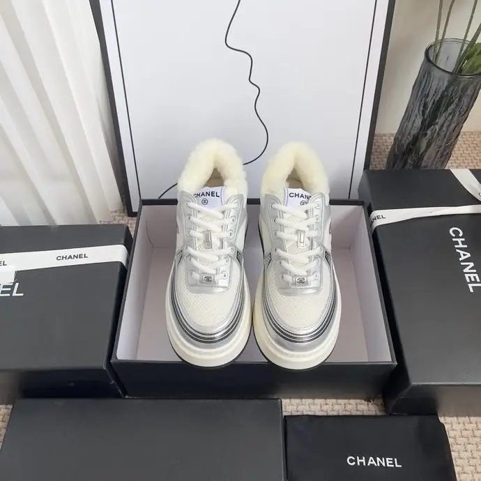 Chanel — Кросівки Chanel Panda на хутрі жіночі