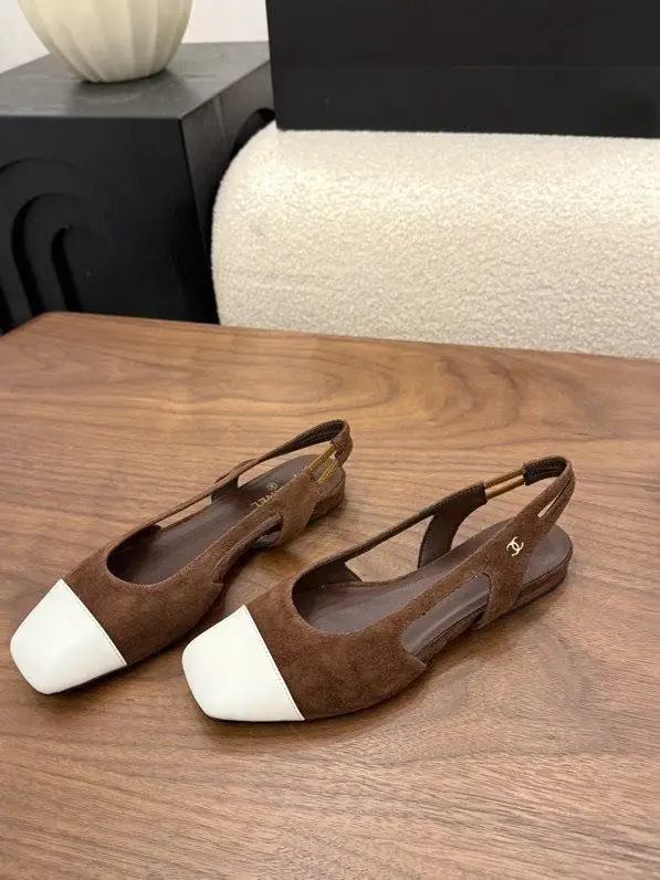 Chanel Suede shoes слингбэки — Photo 2
