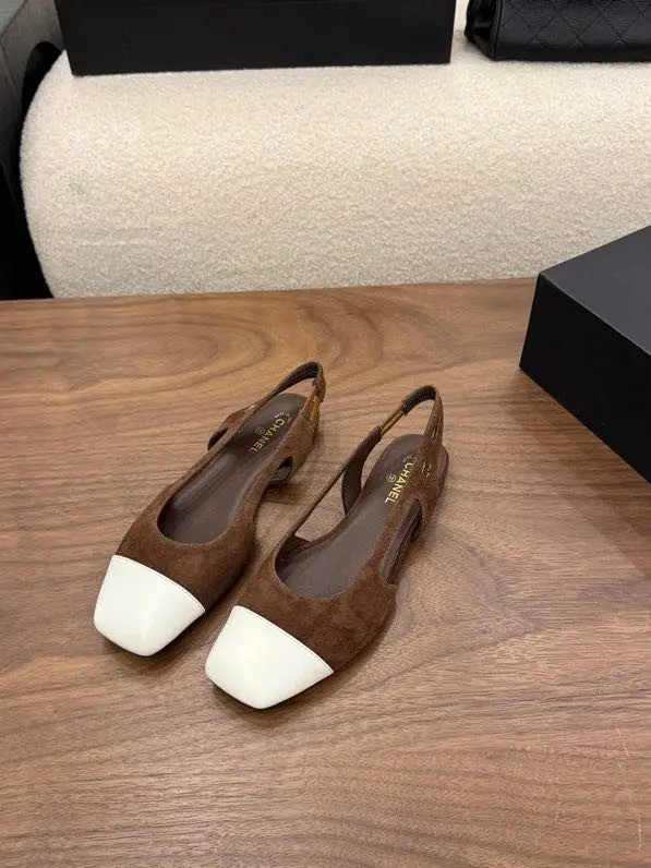 Chanel Suede shoes слингбэки — Photo 3