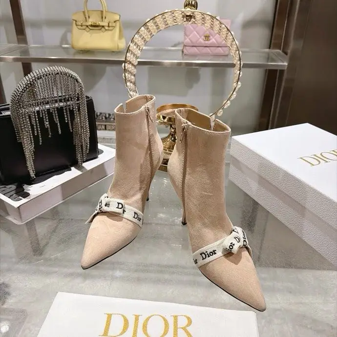 Chanel Зимові ботильйони Dior J'Adior на підборах — Фото 2