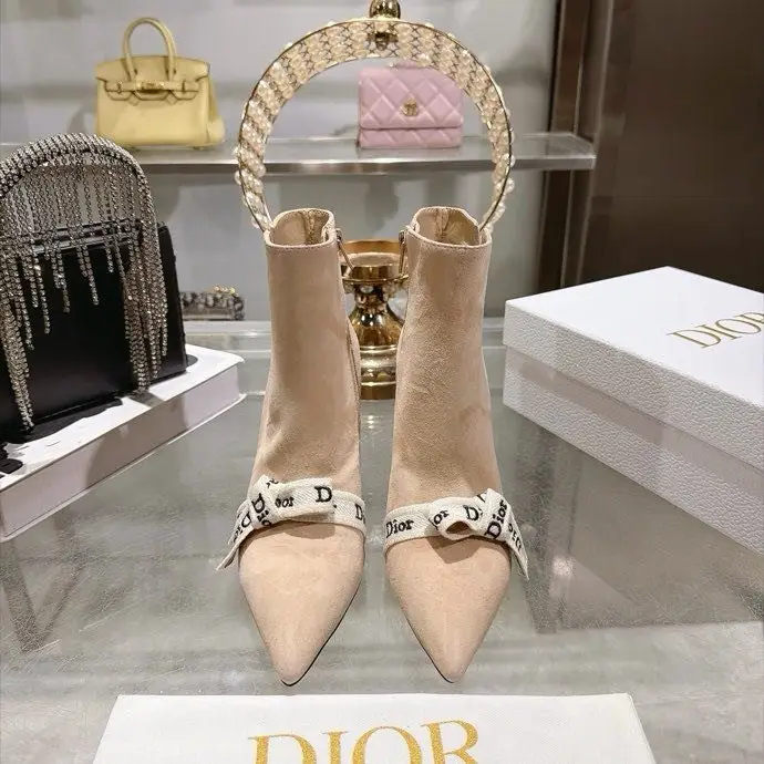Chanel Зимові ботильйони Dior J'Adior на підборах — Фото 3