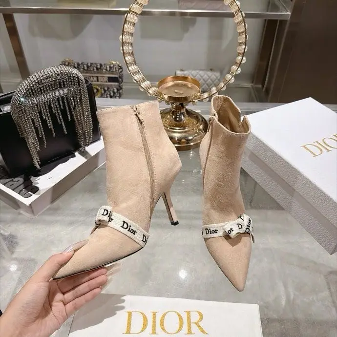 Chanel Зимові ботильйони Dior J'Adior на підборах — Фото 4