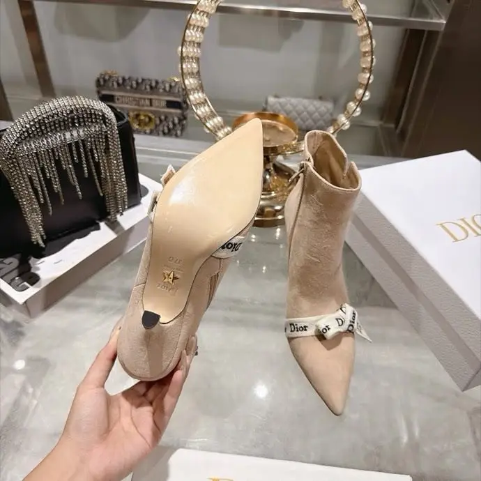Chanel Зимові ботильйони Dior J'Adior на підборах — Фото 5