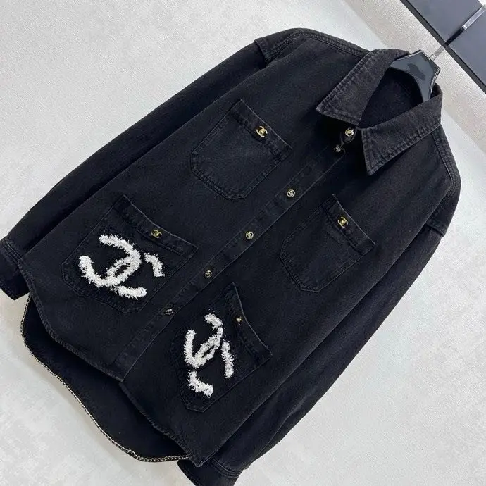 Chanel Жіноча джинсовая сорочка — Фото 2
