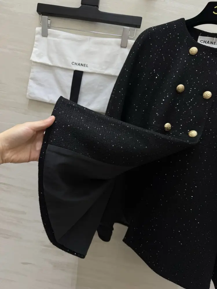 Chanel Женская твидовая накидка — Фото 3
