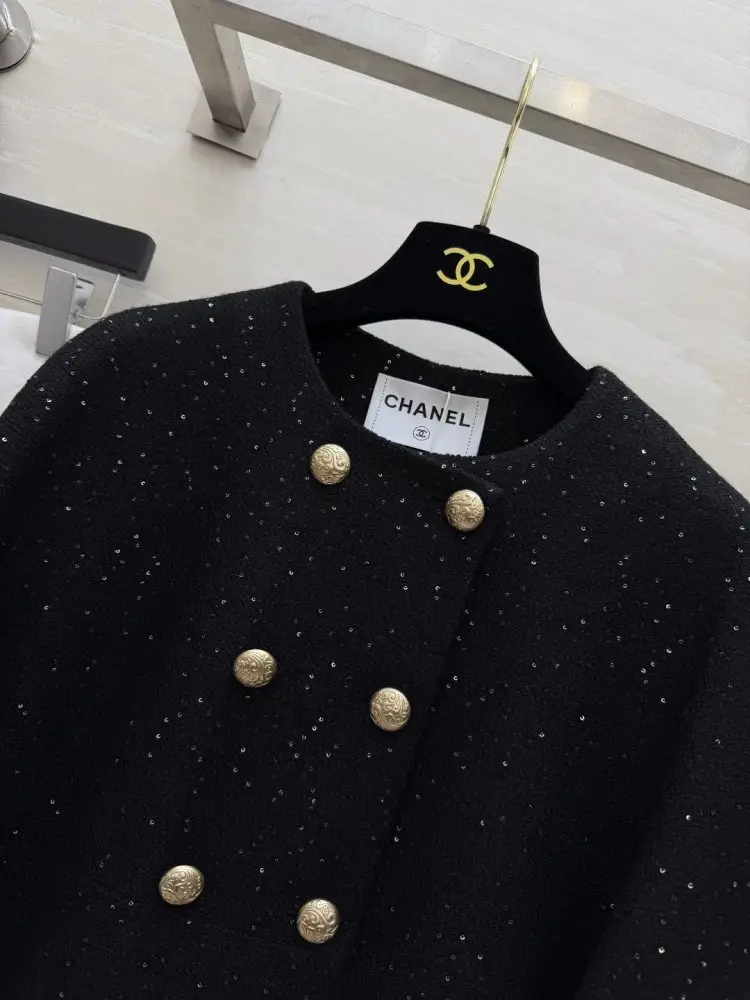 Chanel Женская твидовая накидка — Фото 4