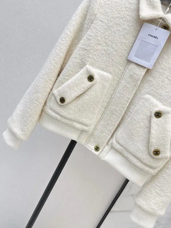 Chanel Жіноча вовняна куртка-тедді — Фото 3