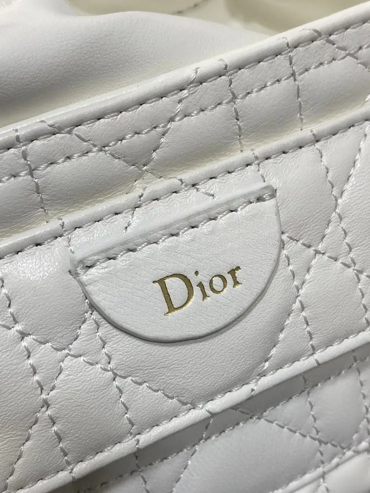 Christian Dior Сумка відро 22 см шкіряна на зав'язках — Фото 2