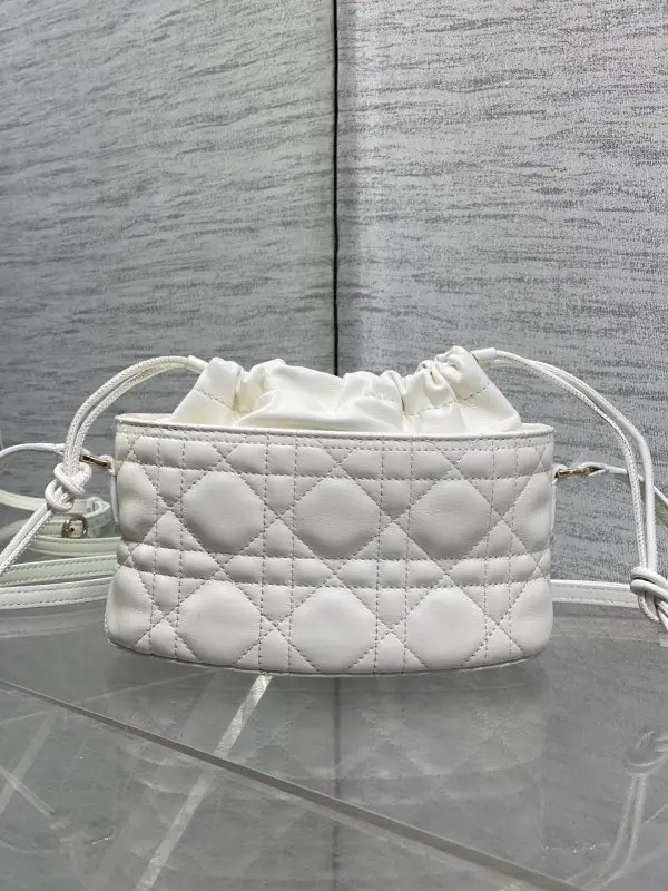 Christian Dior A bag-bucket Caro Bucket 22 cm leather on expositions — Photo 3