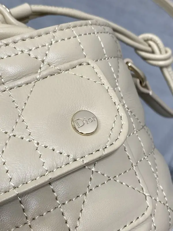 Christian Dior A bag-bucket Caro Bucket 22 cm leather on expositions — Photo 3