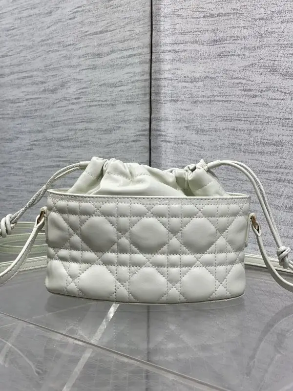 Christian Dior A bag-bucket Caro Bucket 22 cm leather on expositions — Photo 4