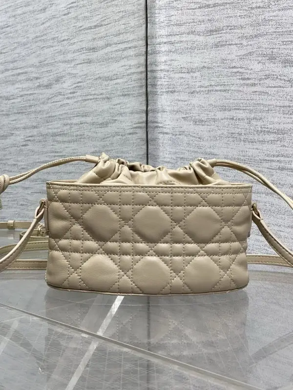 Christian Dior A bag-bucket Caro Bucket 22 cm leather on expositions — Photo 4