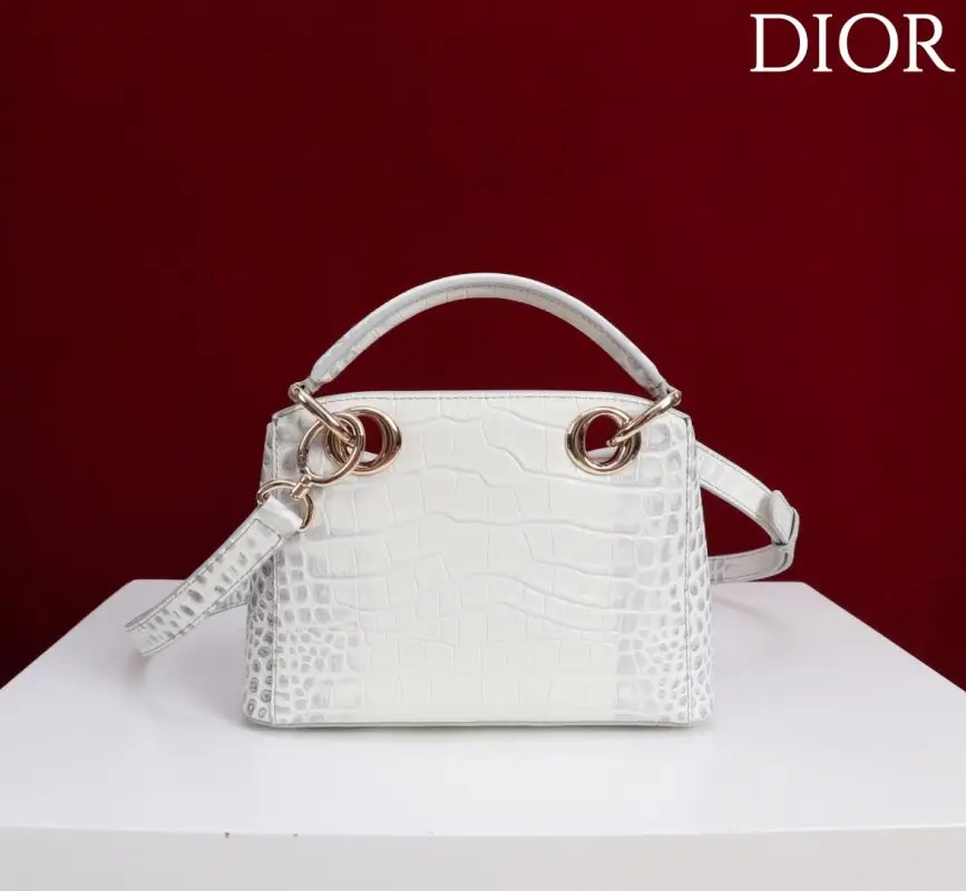 Christian Dior Сумка Dior Cigale 21 см в коже крокодила — Фото 3